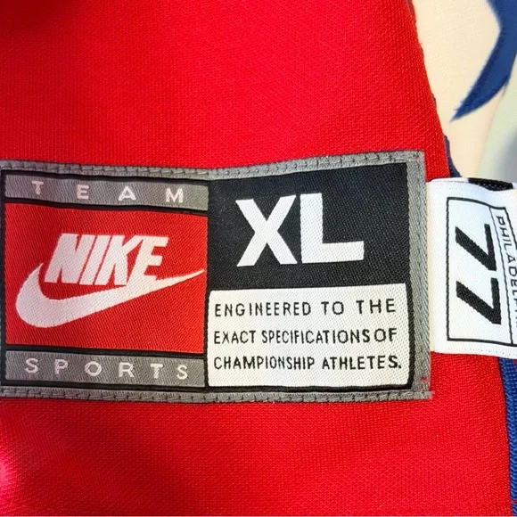 VTG Philadelphia 76ers Jersey – Stars & Stripes City Edition - Size Xl - Picture 7 of 17